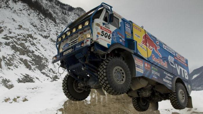 kamaz เข้าร่วมการชุมนุม paris dakar