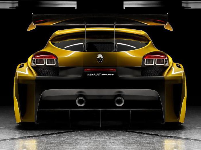 เรอโนล์ RS Megane: การออกแบบข้อกำหนดคำอธิบายของรถยนต์ทรงพลังและไดนามิก