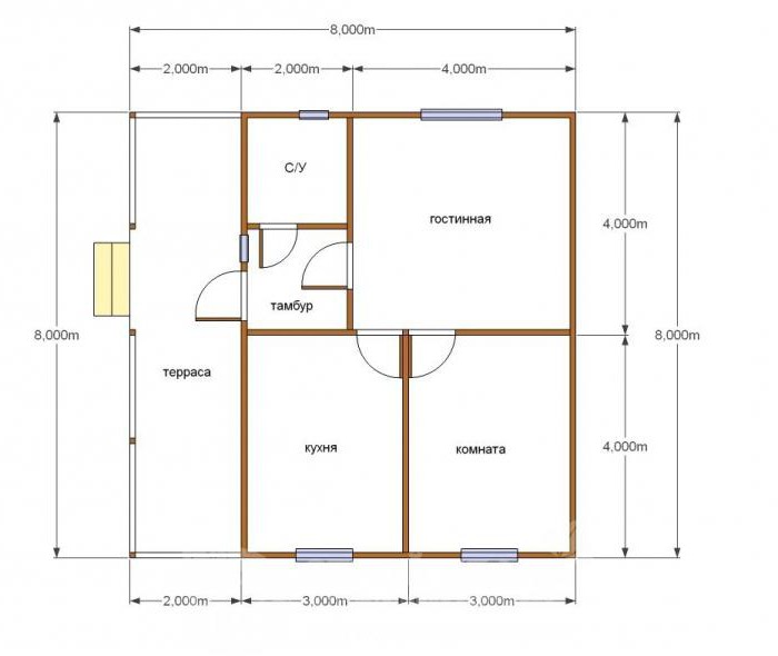 โครงการบ้านเดี่ยวชั้นเดียวจากบาร์ 8 ชั้น 8