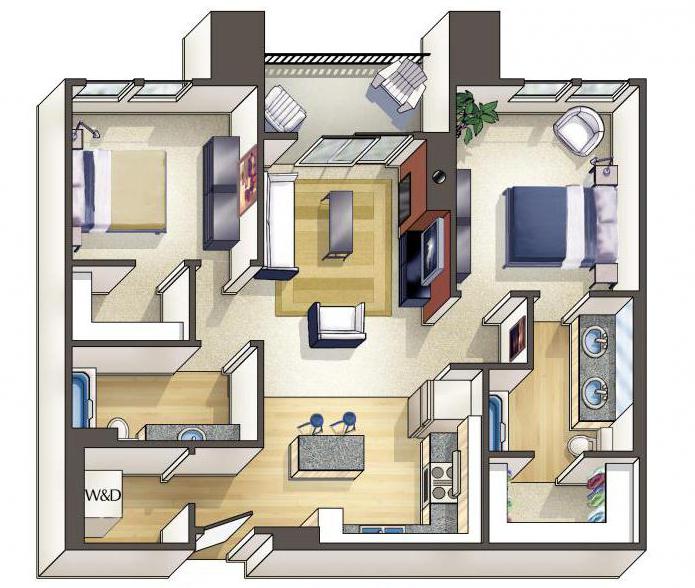 วิธีวางเฟอร์นิเจอร์ในห้องพร้อมโปรแกรม