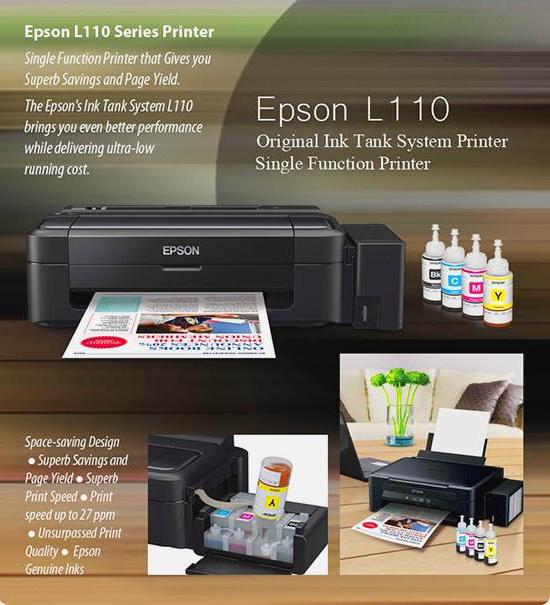 เครื่องพิมพ์ Epson l110 ความคิดเห็น