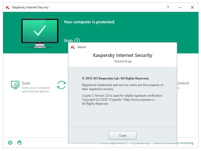 ไม่ได้รัน Kaspersky