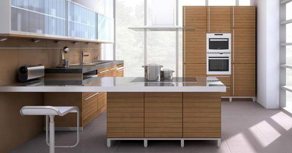 โครงการออกแบบห้องครัว: SketchUp, PRO100, KitchenDraw ออกแบบห้องครัว