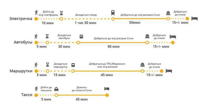 ไปที่สนามบิน Adler จากเมือง Sochi: พิจารณาทางเลือกทั้งหมด