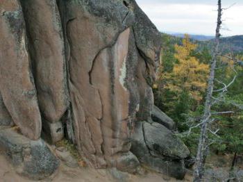 เสาของภาพถ่าย krasnoyarsk