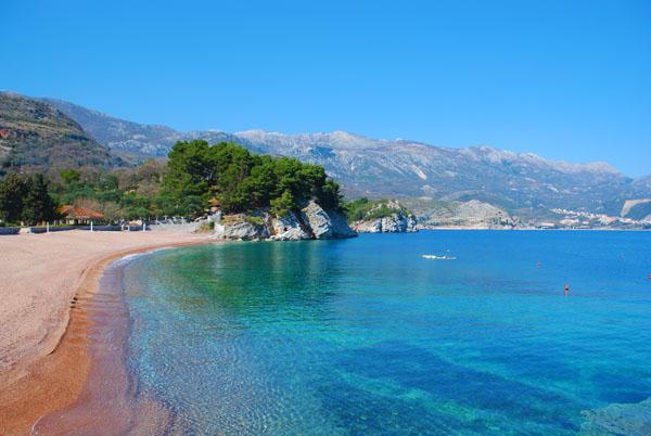 ชายหาดยอดนิยมของ Montenegro