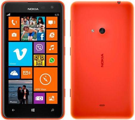 สมาร์ทโฟน Nokia Lumia 625: ข้อกำหนดทางเลือกและคุณสมบัติของอุปกรณ์