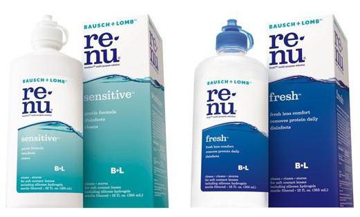 Renu - โซลูชันสำหรับเลนส์จาก บริษัท Bausch & Lomb